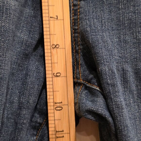 Joe's Jeans The Straight Leg Crop Cuffed Jeans Medium Leslie Wash 31 - Picture 15 of 16